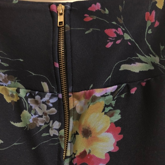 ica navy super high waist bold floral leggings - Picture 5 of 7